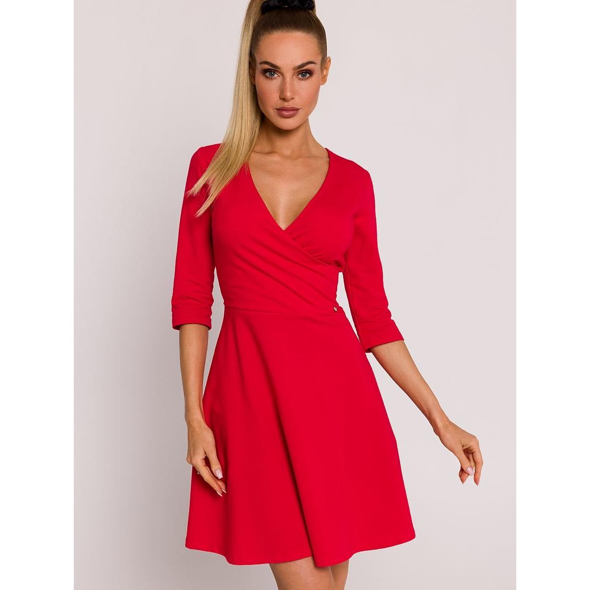 Made of Emotion, Damen, Kleider, Alltagskleid, Rot, (XL)
