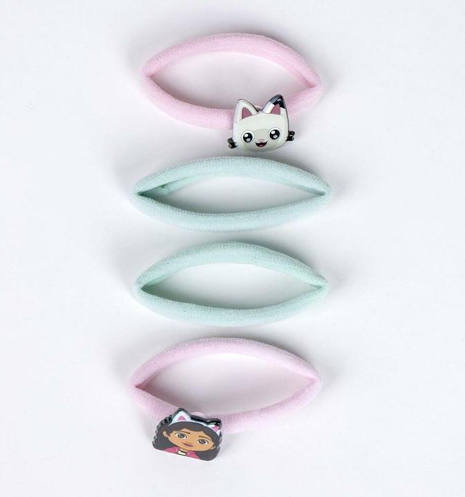 Produktbild Gabby's Dollhouse Haargrummi 4 Stücke Rosa (Haargummi)