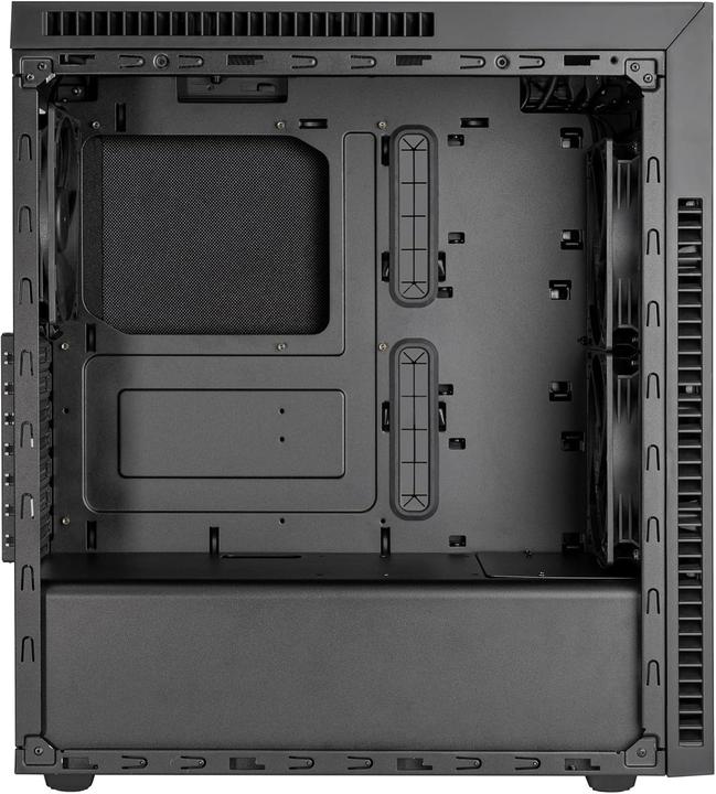 Actual product image Silverstone SST-KL07B-E - Kublai Midi Tower ATX Silent Computer Case, black (ATX, mATX, Mini-ITX, SSI CEB)