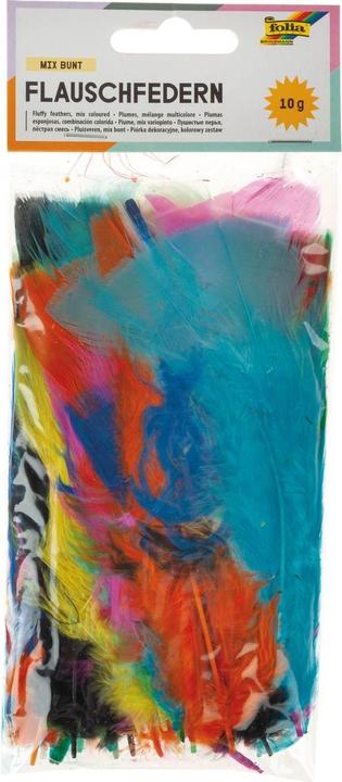 Actual product image Folia Fluffy feathers, 10 g, assorted colours