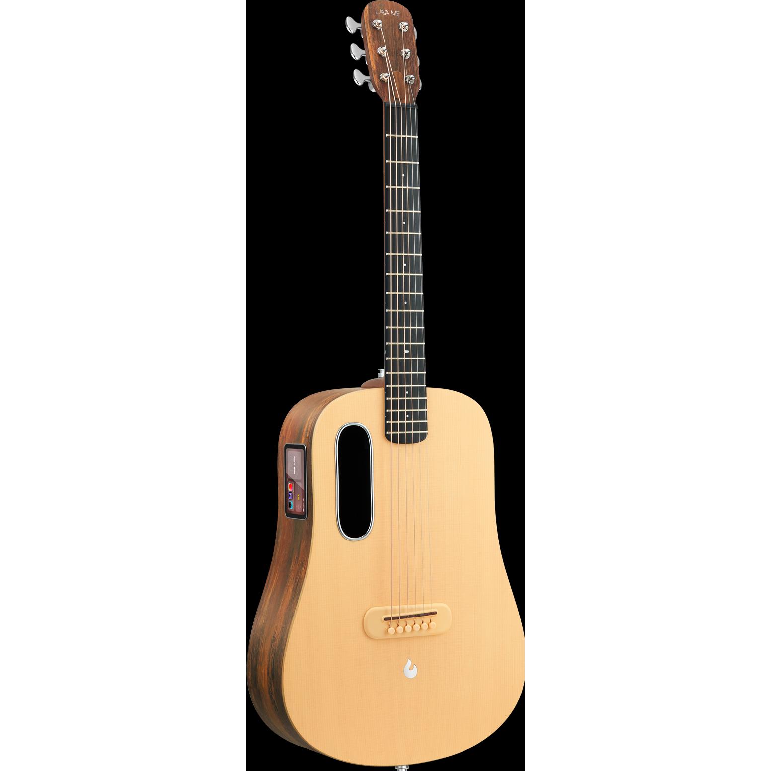 Lava Music Gitarre Spruce 36 Zoll Woodgrain Brown (Akustik Gitarre, Okoume, Fichte, HPL), Gitarre, Braun