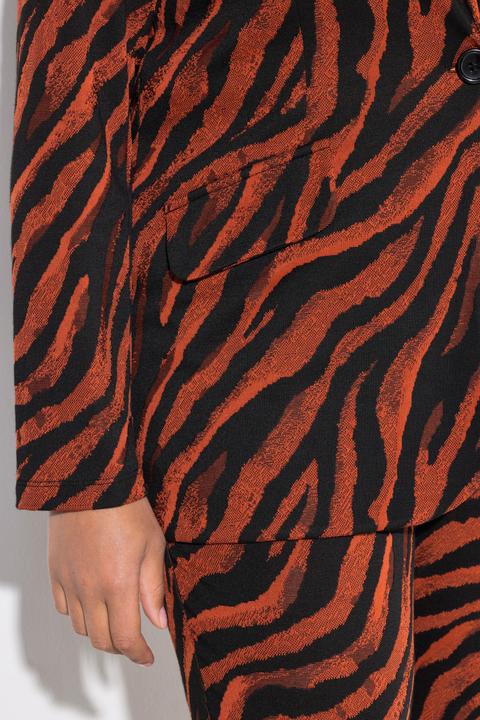 Produktbild Miamoda Blazer, schmale Form, Zebramuster (58)