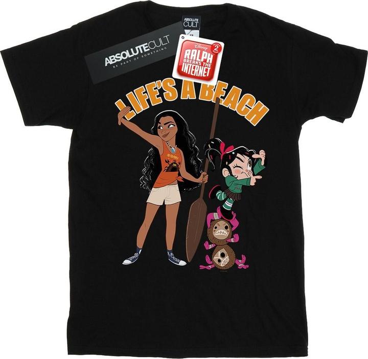 Produktbild Disney Wreck It Ralph Moana And Vanellope TShirt Jungen (140, 146)