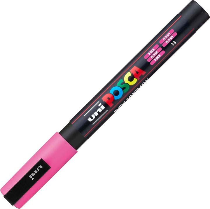 Actual product image Posca Fine Marker PC-3M (Rose, 0.90 mm, 1 x)