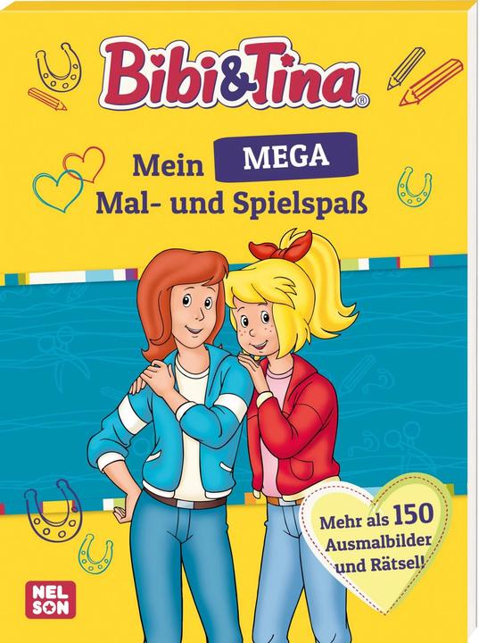 Actual product image Bibi and Tina: My MEGA coloring and playing fun