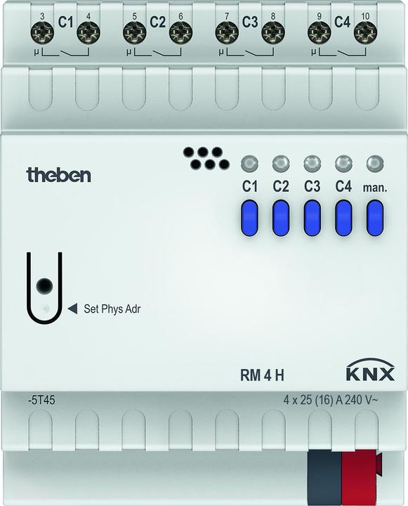 Actual product image Theben Rm 4 H Knx (Switch actuator)