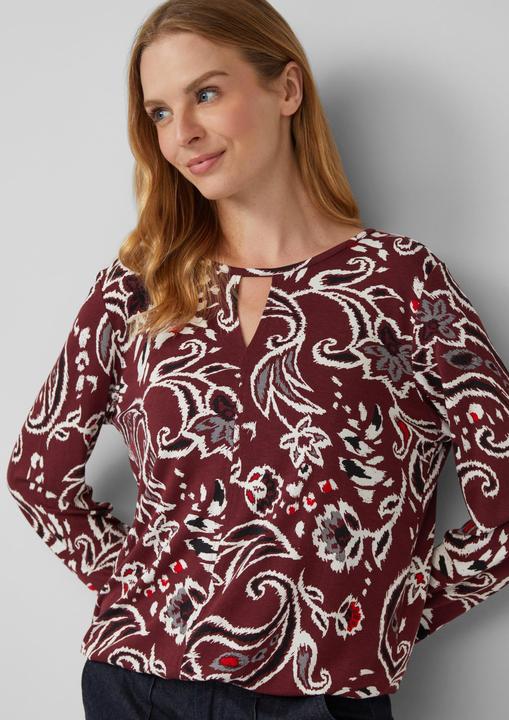 Immagine prodotto s.Oliver T-Shirt Gemusterte Bluse im Relaxed Fit (46)