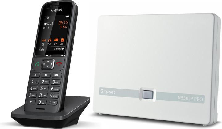 Actual product image Gigaset PRO bundle consisting of N530 IP PRO DECT base station plus S700H DECT handset