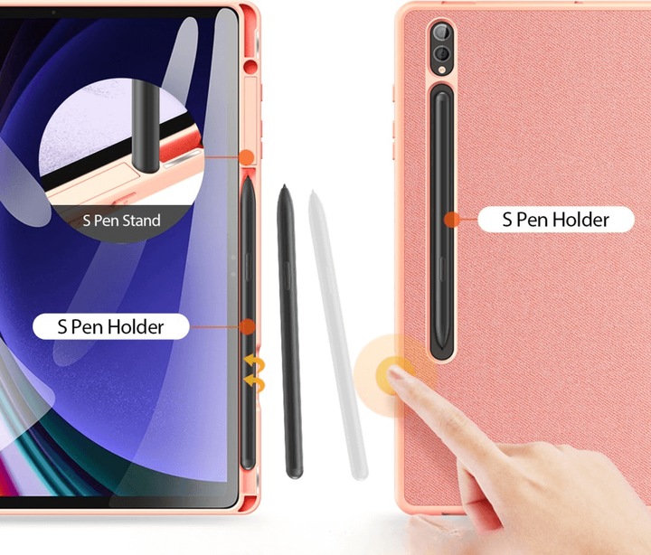 Produktbild Dux Ducis Domo Series Leder Bookcover Hülle (Galaxy Tab S9 FE+, Galaxy Tab S10+, Galaxy Tab S9+)