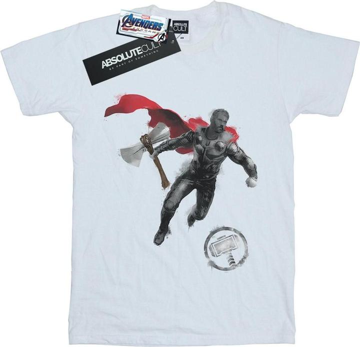 Actual product image Mens Avengers Endgame Painted Thor T-Shirt (4XL)