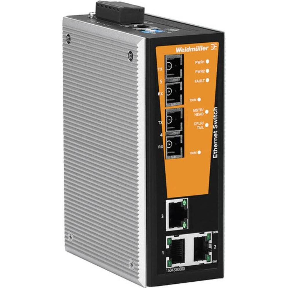Weidmüller Network Switch Managed, Fast Ethernet (3 porte), Switch di rete