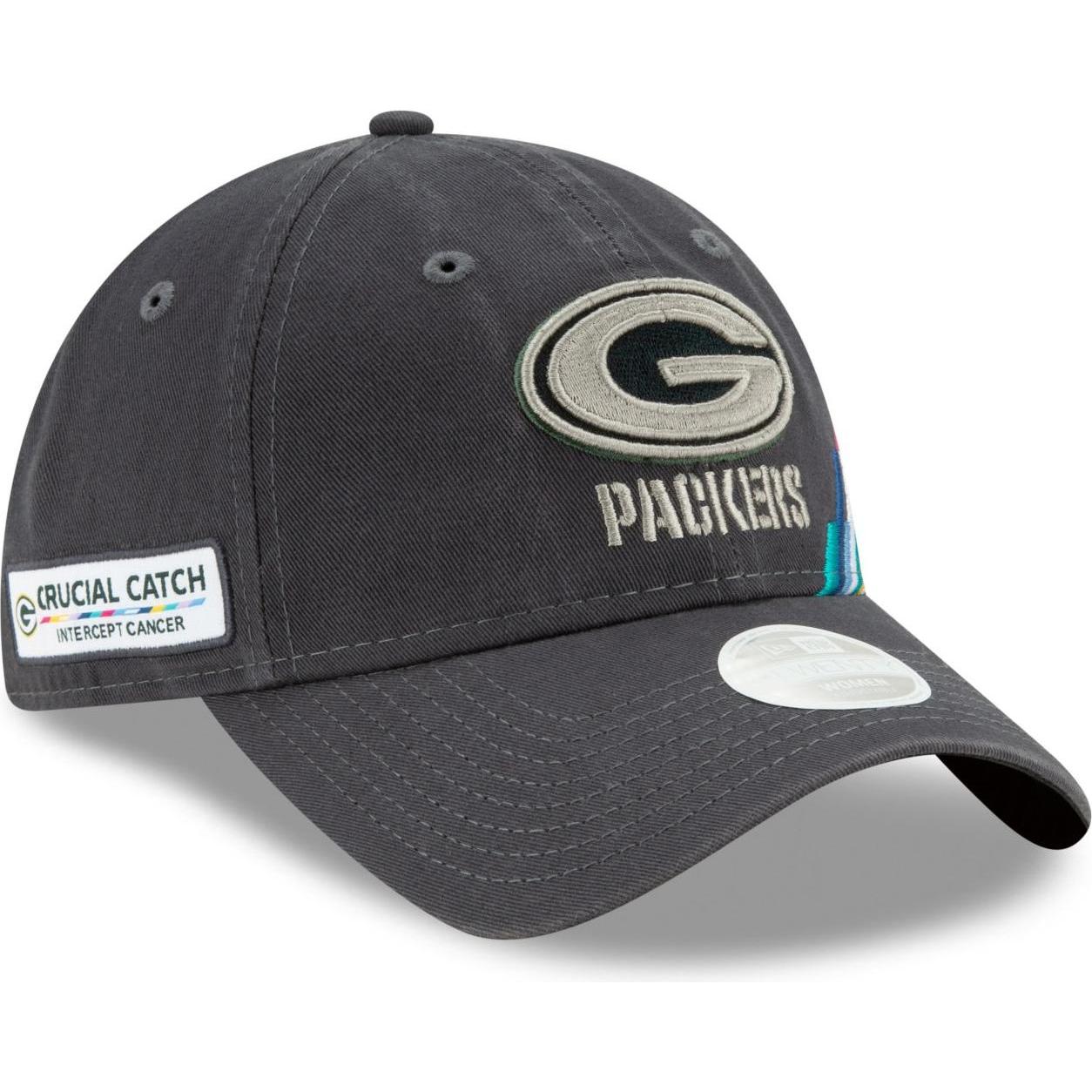 Thumbnail - New Era, Damen, Cap, 9Forty Crucial Catch Green Bay Packers, Grau