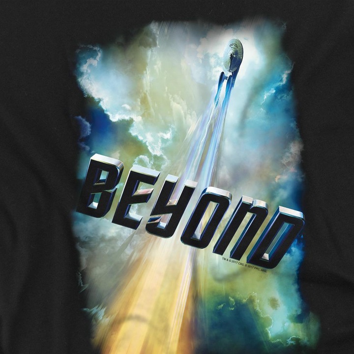 Actual product image Star Trek Beyond Mens Poster T-Shirt (XL)