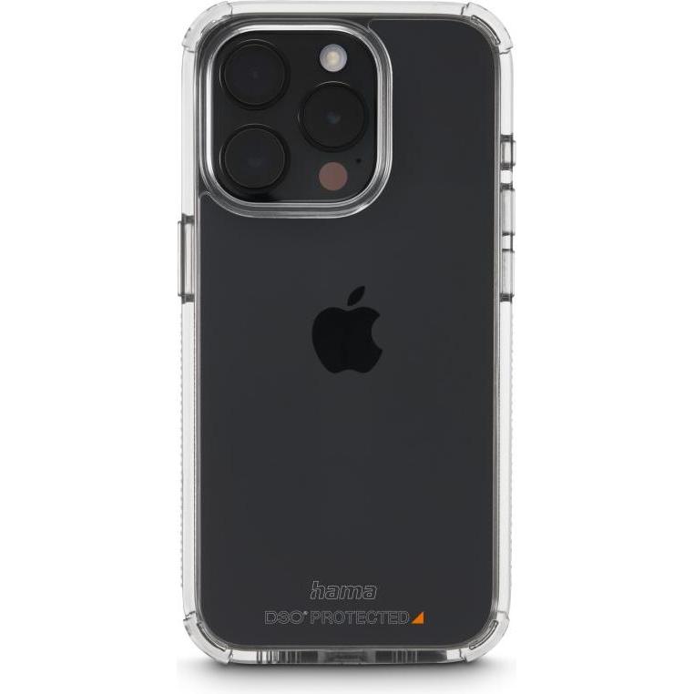 Hama Handytasche Extreme Protect Apple iPhone 15 P (Apple iPhone 15 Pro), Smartphone Hülle, Transparent