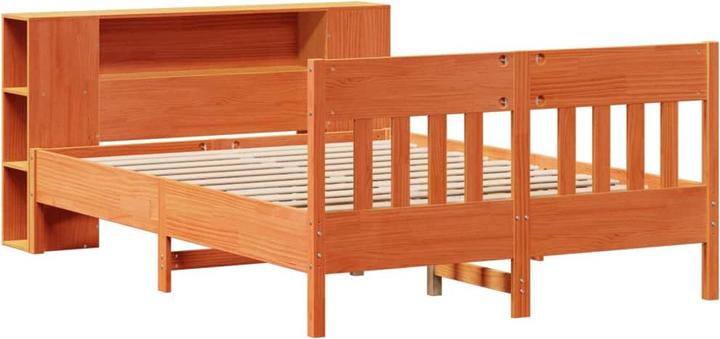 Image du produit vidaXL Bett mit Regal (200 x 200 cm)