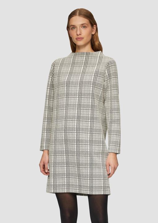 Image du produit s.Oliver Kleid Gemustertes Sweat-Kleid mit Turtleneck (42)