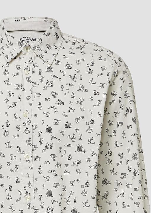 Immagine prodotto s.Oliver Hemd Regular Fit: Hemd mit Peanuts®-Motiv (M)