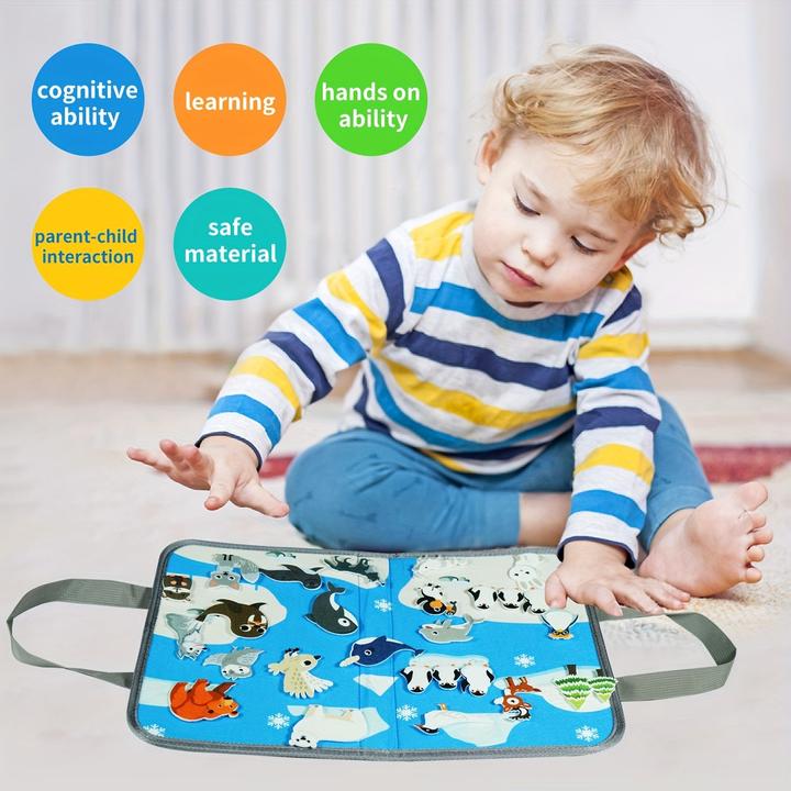Actual product image Activity Board Interactive felt story board set - early learning toy for toddlers (0-3 years), ideal
