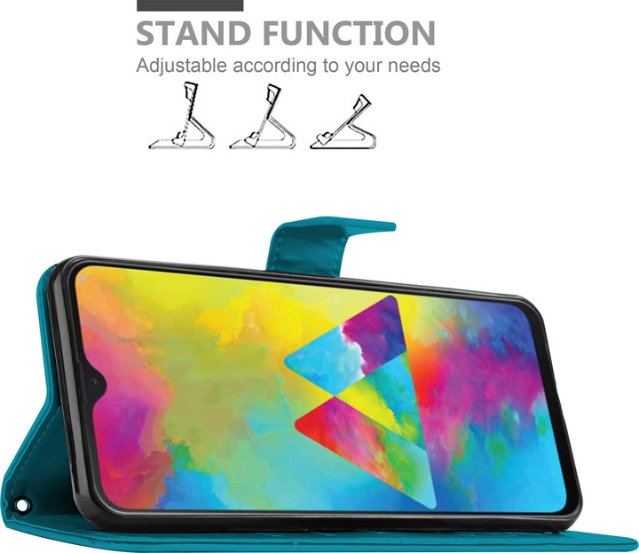 Produktbild Cadorabo Flower Book Cover (Samsung Galaxy M21)
