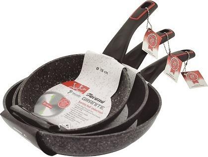 Actual product image Jata SET SF3 182226 (18+22+26) (Frying pan, Aluminium)
