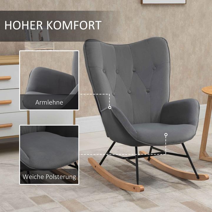 Produktbild Homcom Schaukelstuhl
