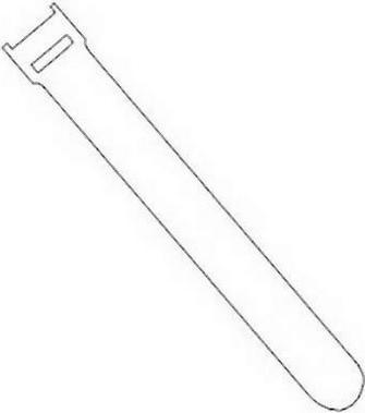 Image du produit Fastech ETK-3-1 Cabel Strap, blanc (Serre-câbles velcro, 150 mm, 100 pcs)