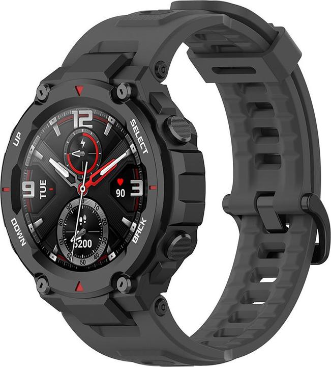 Image du produit Techsuit - Watchband (W067) - Amazfit T-Rex / T-Rex Pro - Gray (Silicone, TPU)