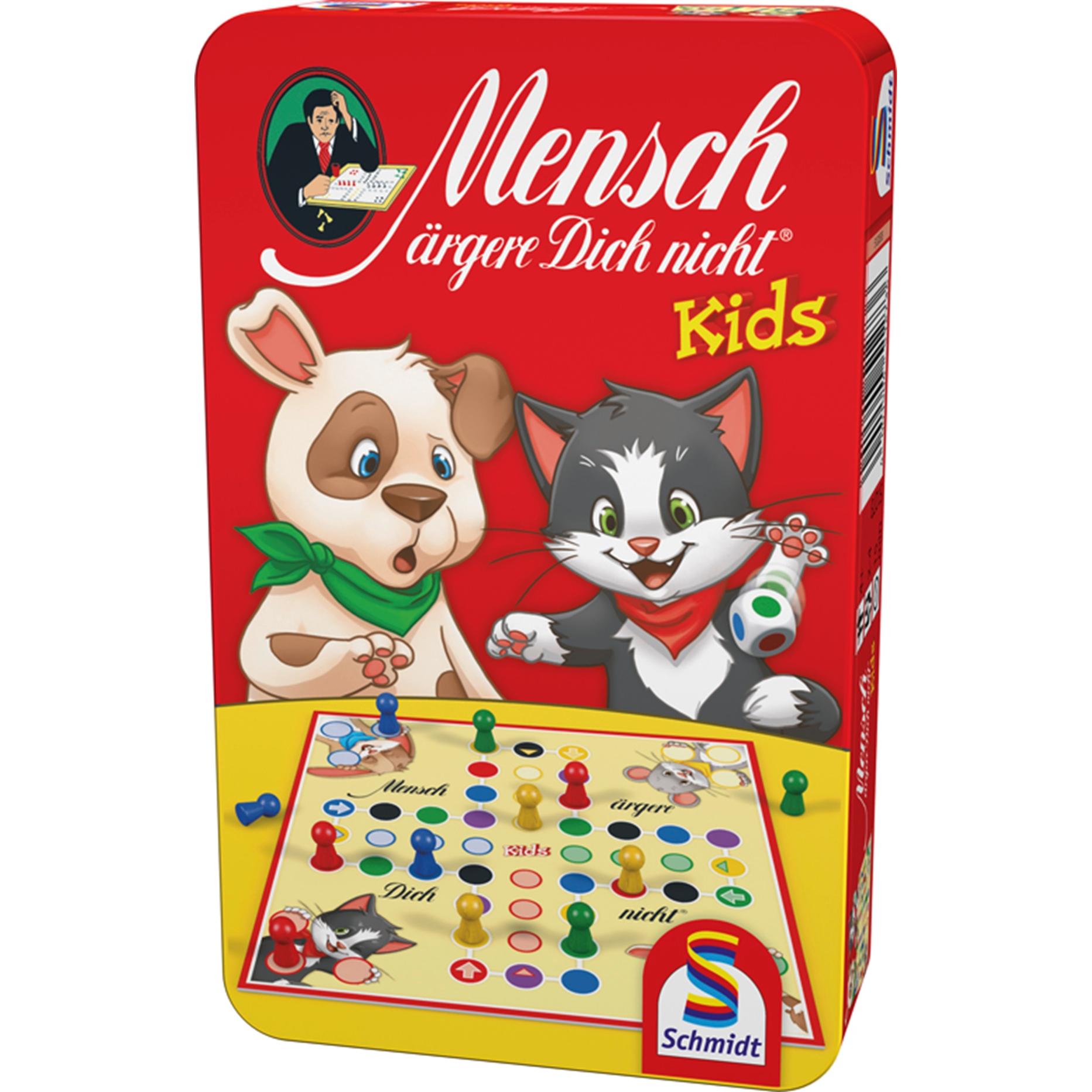 Schmidt Spiele Mensch ärgere dich nicht - Kids Metalldose (Deutsch)