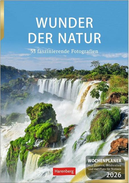 Produktbild Harenberg Wunder der Natur Wochenplaner 2026 - 53 faszinierende Fotografien
