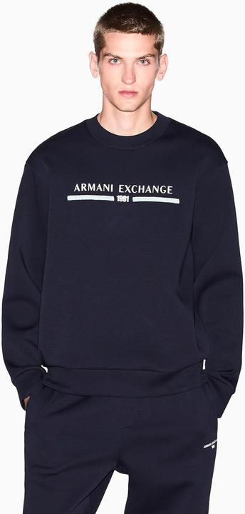 Image du produit Armani Exchange Sweatshirt à capuche avec logo avant et patch dos (XL)