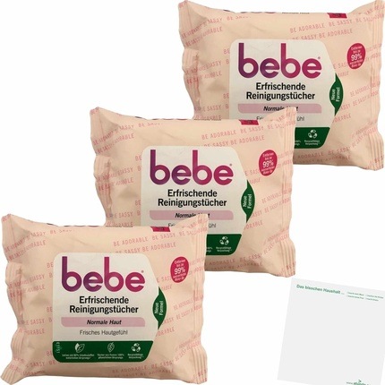 Produktbild Bebe Reinigungstücher 25er, Erfrischend (Reinigungstücher, 520 ml)