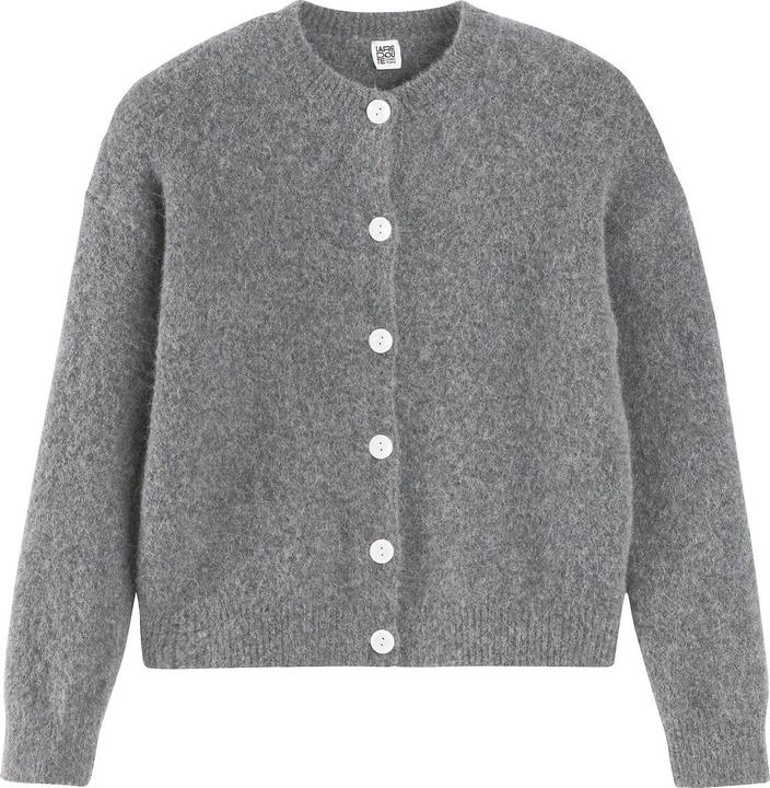 Actual product image La Redoute Collections Cardigan mit rundem Ausschnitt (S)