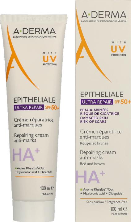 Productafbeelding A-Derma Epitheliale A.H Ultra Spf50+ Repair Cream 100ml - High Protection (SPF 50+, 100 ml)