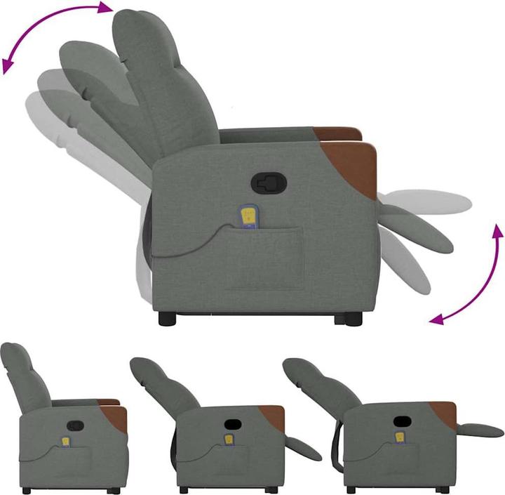 Image du produit vidaXL Massagesessel mit Aufstehhilfe