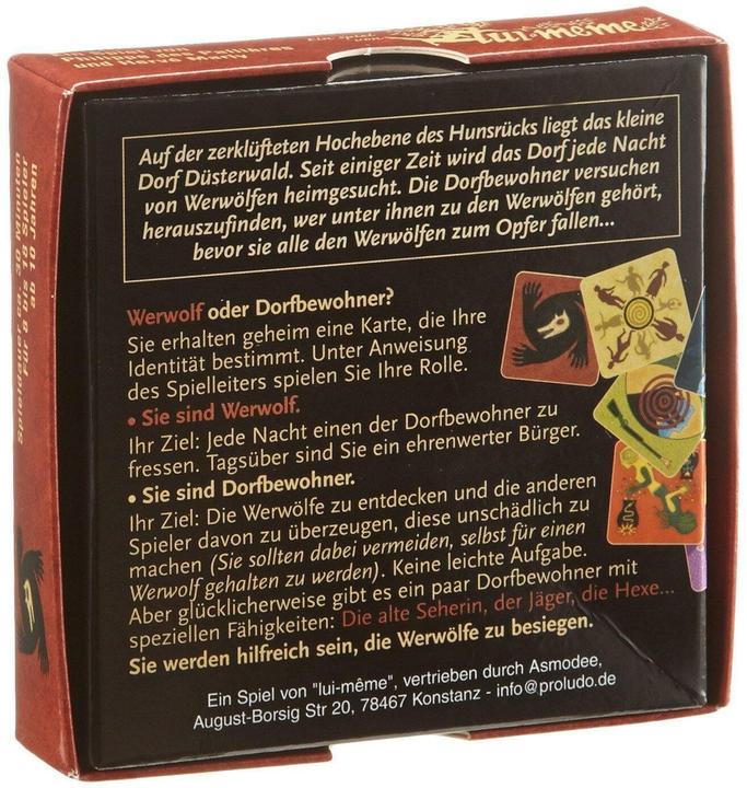 Produktbild Asmodée Die Werwölfe von Düsterwald (Deutsch, Französisch, 8 - 18 Spieler)