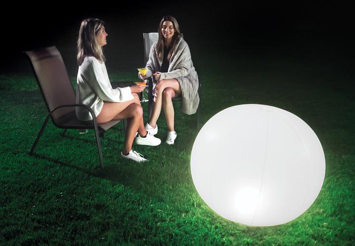 Actual product image Intex LED Floating Globe Light