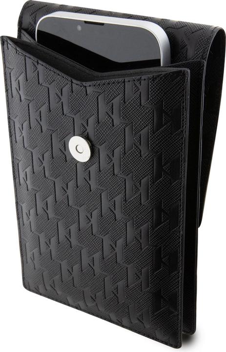 Actual product image Karl Lagerfeld Torebka KLWBSAKHPKK czarny/black Saffiano Monogram Ikonik