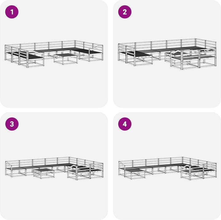 Produktbild vidaXL Outdoor-Sofagarnitur