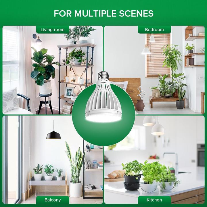 Immagine prodotto Sansi P25 LED Pflanzenlampe Vollspektrum E27 (LED)