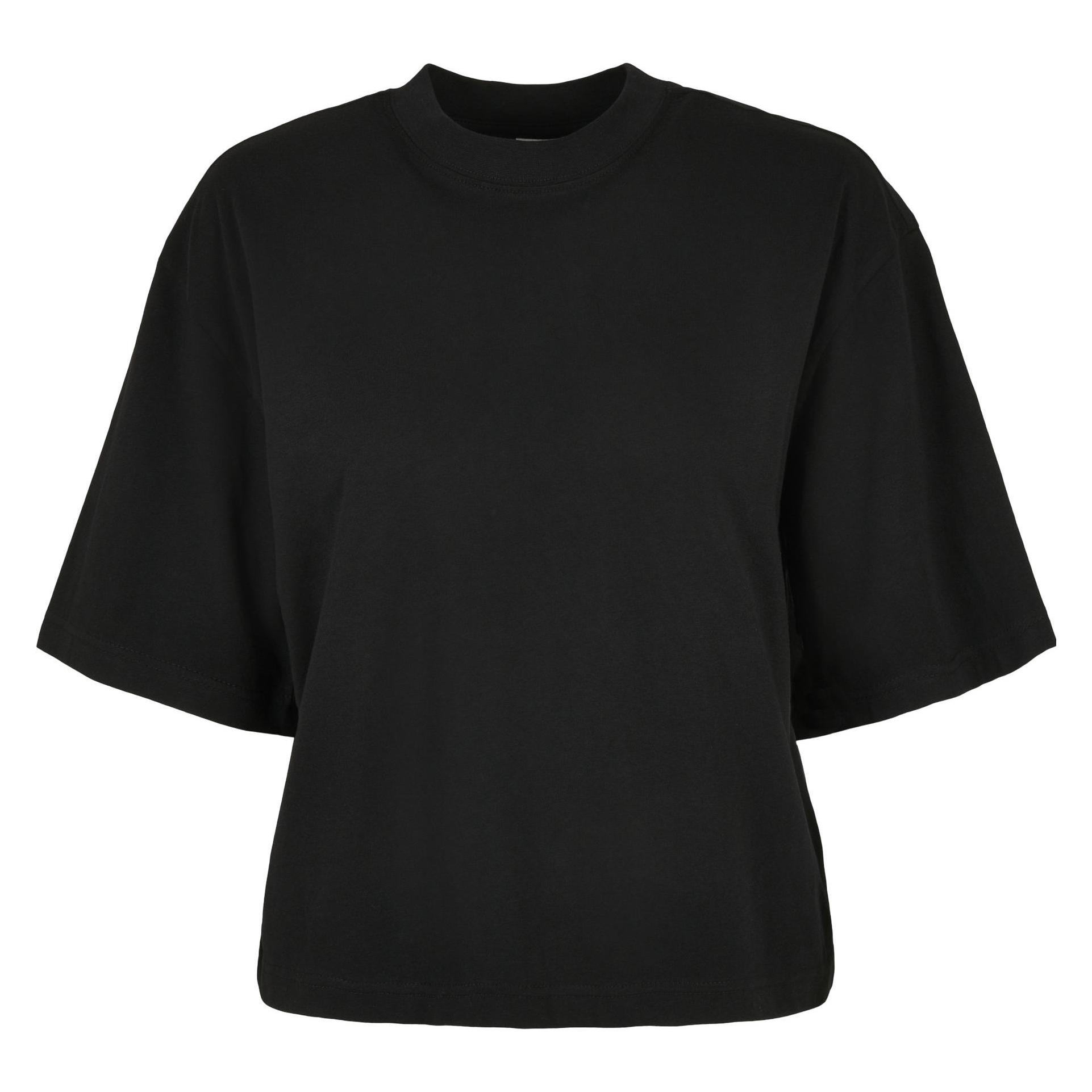 Urban Classics, Damen, Shirts, Ladies Organic Oversized Tee, Schwarz, (M)