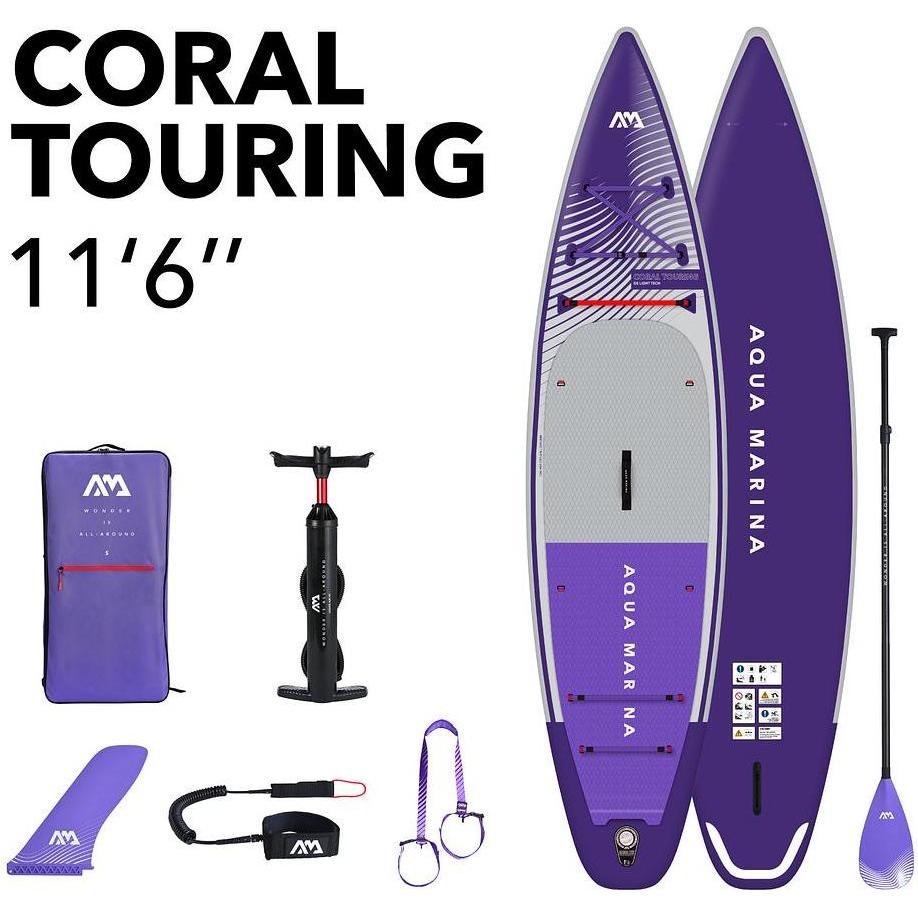 Aqua Marina Coral Touring (Night Fade) - Touring iSUP (11'6") (BT-23CTPN)