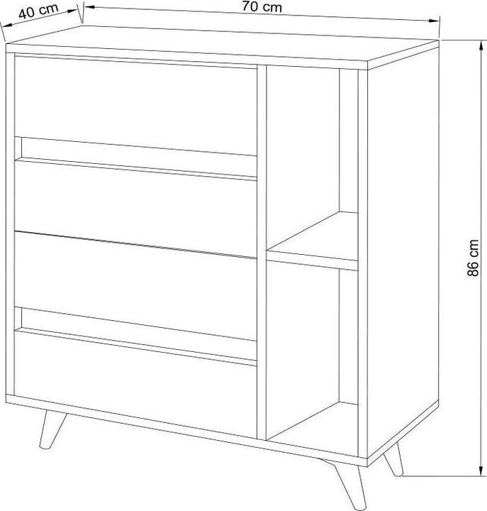 Image du produit Homitis Sariyah (70 x 40 x 86 cm)