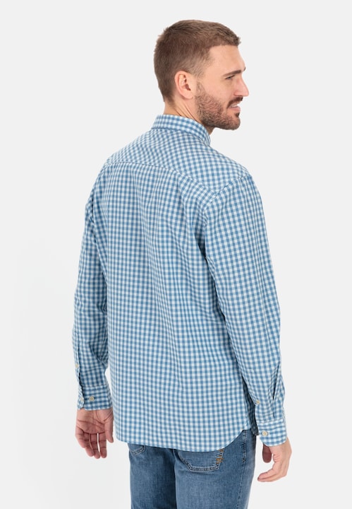 Immagine prodotto Camel Active Camicia a maniche lunghe con motivo a scacchi (L)