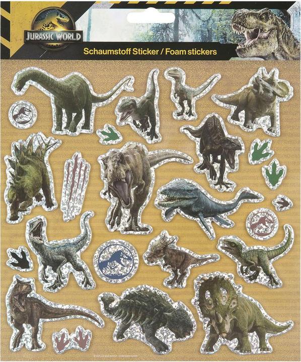 Produktbild Undercover Jurassic World Schaumstoffaufkleber