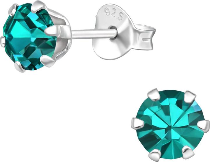 Immagine prodotto Maxte Silberne Runde 5 mm mit Kristallen (Argento 925)