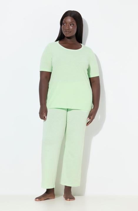 Produktbild Ulla Popken Pyjama, Zweiteiler, Punkte, Halbarm