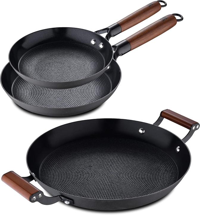 Actual product image MasterPRO 3-teiliges Pfannenset Odín (Pan set + pot set, Aluminium, Iron)