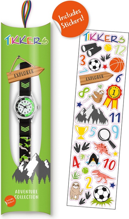 Produktbild Tikkers Velcro Time Teacher (Analoguhr, 26 mm)
