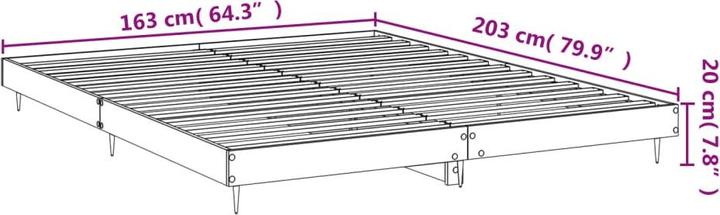 Image du produit vidaXL Bettgestell (200 x 200 cm)