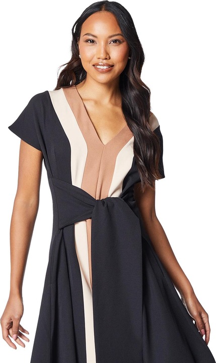Actual product image Principles Womens/Ladies Colour Block Tie Belt Midi Dress (42 D)